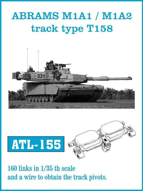 Friulmodel ATL-155 1/35 ABRAMS M1A1 / M1A2 track type T158