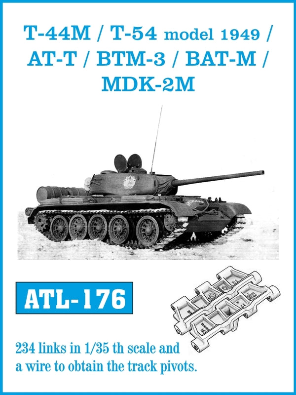 Friulmodel ATL-176 1/35 T-44M / T-54 model 1949 / AT-T / BTM-3 / BAT-M /MDK2-M