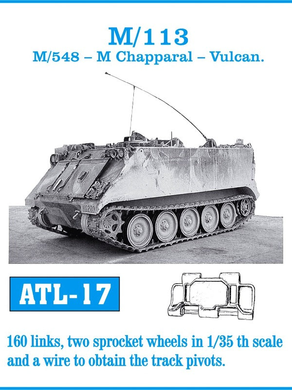 Friulmodel ATL-17 1/35 M113 M548 Chaparral Vulcan  tracks