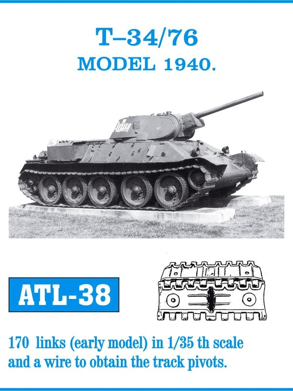 Friulmodel ATL-038 T-34/76 MODEL 1940