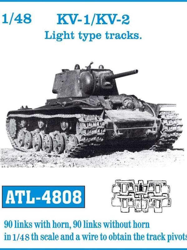 Friulmodel ATL-4808  1/48 KV-1/KV-2 Light type tracks