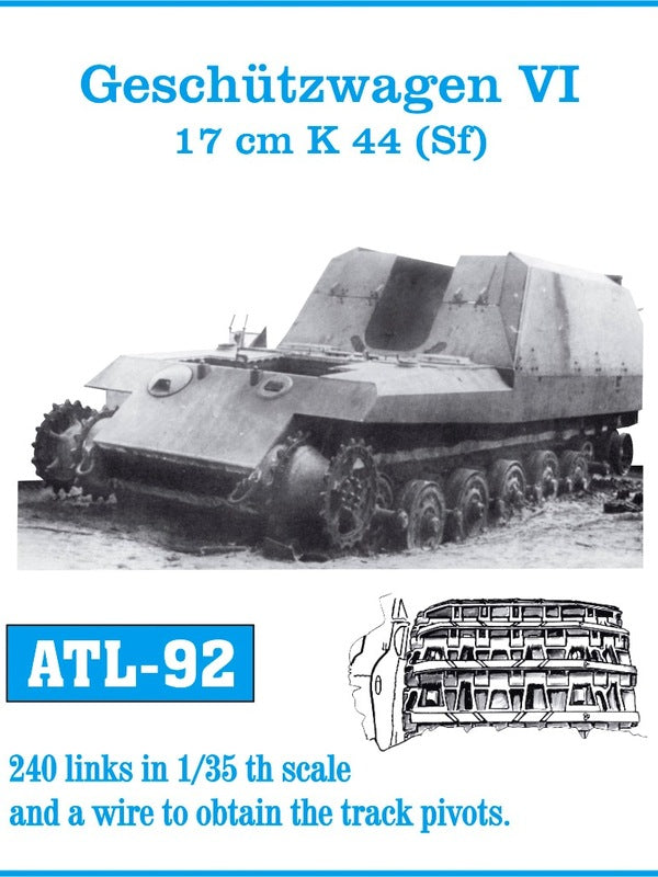 Friulmodel ATL-092 1/35 Geschützwagen VI 17cm K44 (Sf)