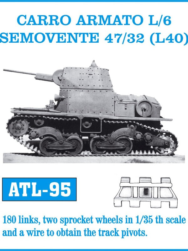 Friulmodel ATL-095 1/35 CARRO ARMATO L/6 SEMOVENTE 47/32 (L40)