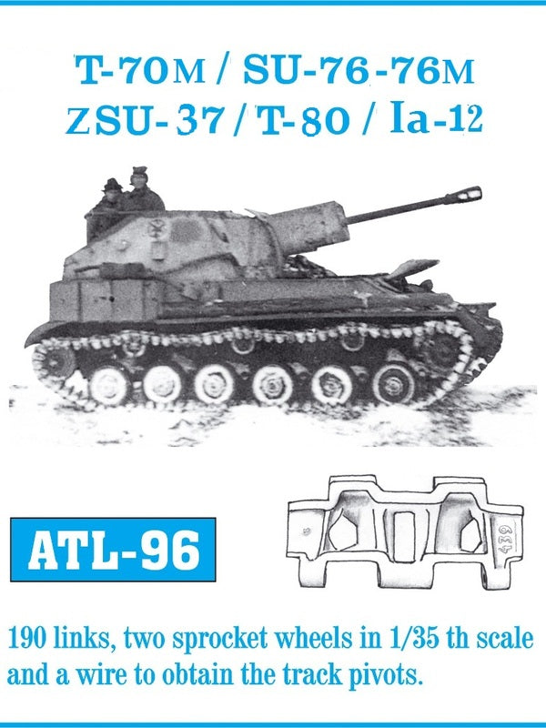 Friulmodel ATL-96 1/35 T-70M / SU-76 – 76M / ZSU-37 / T-80 / Ia-12