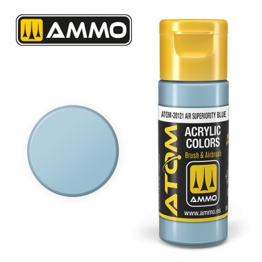 AMMO by Mig 20121 ATOM Acrylic Color - Air Superiority Blue