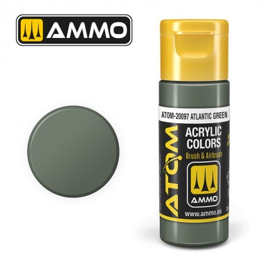 AMMO by Mig 20097 ATOM Acrylic Color - Atlantic Green