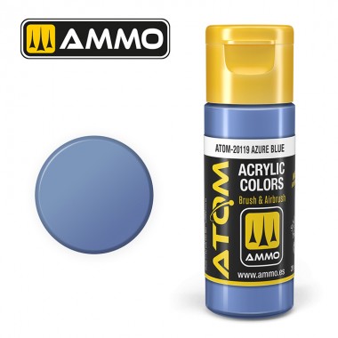 AMMO by Mig 20119 ATOM Acrylic Color - Azure Blue