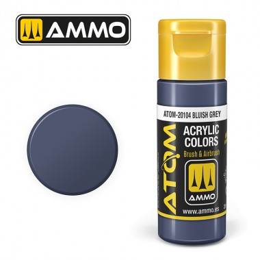 AMMO by Mig 20104 ATOM Acrylic Color - Bluish Grey