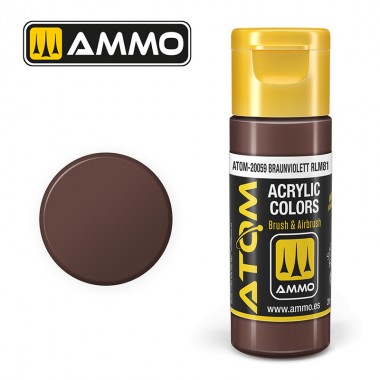 AMMO by Mig 20059 ATOM Acrylic Color - Braunviolett RLM81