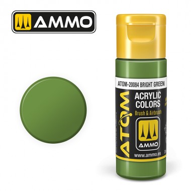 AMMO by Mig 20084 ATOM Acrylic Color - Bright Green