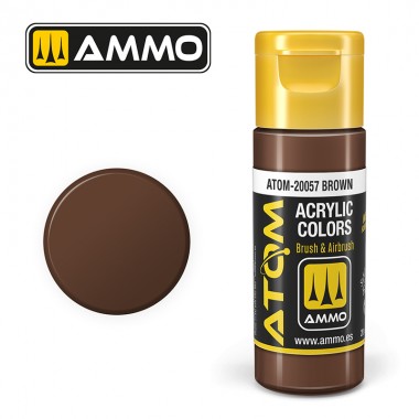 AMMO by Mig 20057 ATOM Acrylic Color - Brown