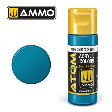 AMMO by Mig 20117 ATOM Acrylic Color - Duck Blue