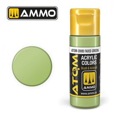 AMMO by Mig 20085 ATOM Acrylic Color - Faded Green