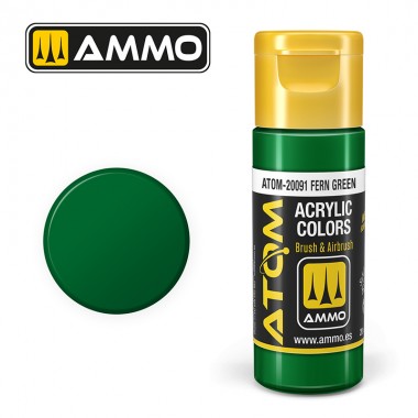 AMMO by Mig 20091 ATOM Acrylic Color - Fern Green