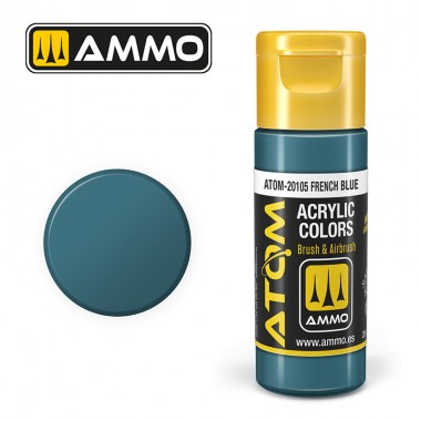 AMMO by Mig 20105 ATOM Acrylic Color - French Blue