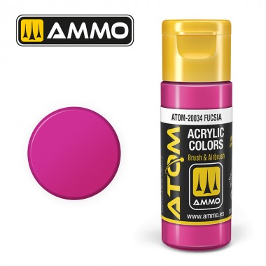 AMMO by Mig 20034 ATOM Acrylic Color - Fucsia