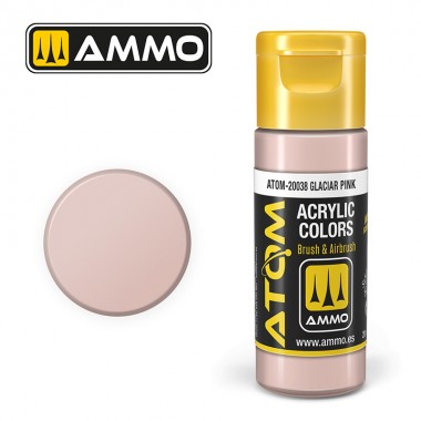 AMMO by Mig 20038 ATOM Acrylic Color - Glacier Pink