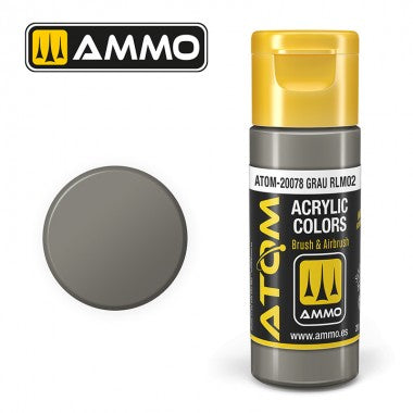 AMMO by Mig 20078 ATOM Acrylic Color - Grau RLM02