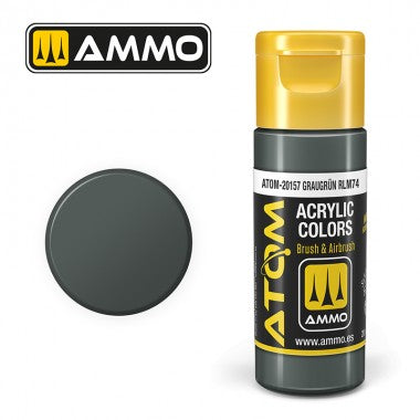 AMMO by Mig 20157 ATOM Acrylic Color - Graugrun RLM 74