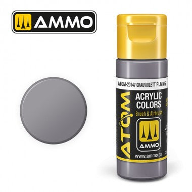 AMMO by Mig 20147 ATOM Acrylic Color - Grauviolett TLM75