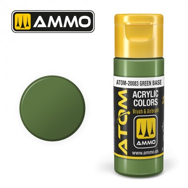 AMMO by Mig 20083 ATOM Acrylic Color - Green Base