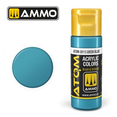 AMMO by Mig 20113 ATOM Acrylic Color - Green Blue