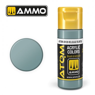 AMMO by Mig 20126 ATOM Acrylic Color - Hellblau RLM78