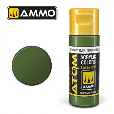 AMMO by Mig 20075 ATOM Acrylic Color - Hellgrün / Chromate Green