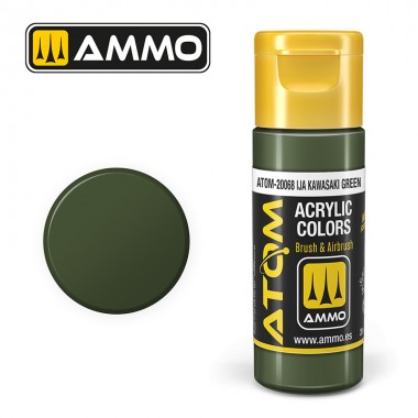 AMMO by Mig 20068 ATOM Acrylic Color - IJA Kawasaki Green