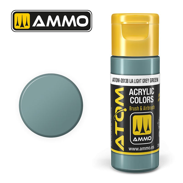 AMMO by Mig 20138 ATOM Acrylic Color - Light Grey Green