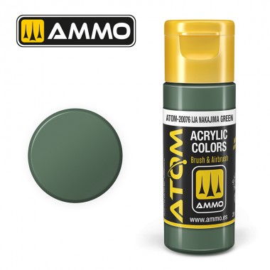 AMMO by Mig 20076 ATOM Acrylic Color - IJA Nakajima Green