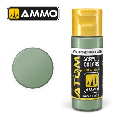 AMMO by Mig 20128 ATOM Acrylic Color - Interior Light Green