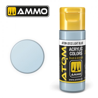 AMMO by Mig 20122 ATOM Acrylic Color - Light Blue