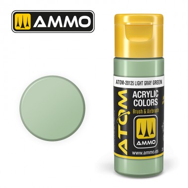 AMMO by Mig 20125 ATOM Acrylic Color - Light Gray Green