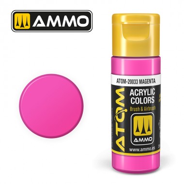 AMMO by Mig 20033 ATOM Acrylic Color - Magenta