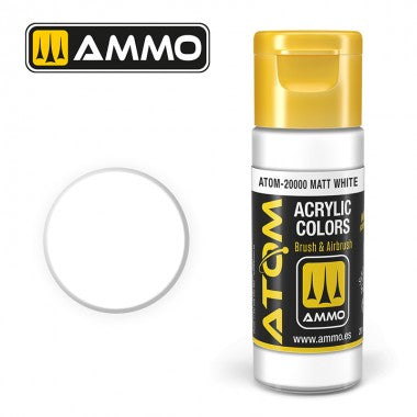 AMMO by Mig 20000 ATOM Acrylic Color - Matt White