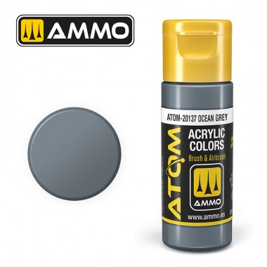 AMMO by Mig 20137 ATOM Acrylic Color - Ocean Grey