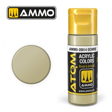 AMMO by Mig 20014 ATOM Acrylic Color - Ochre