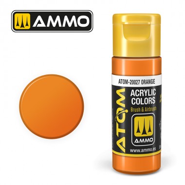 AMMO by Mig 20027 ATOM Acrylic Color - Orange