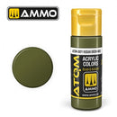AMMO by Mig 20071 ATOM Acrylic Color - Russian Green 4BO