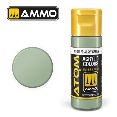 AMMO by Mig 20140 ATOM Acrylic Color - Sky Green