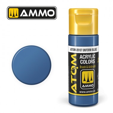 AMMO by Mig 20107 ATOM Acrylic Color - Uniform Blue