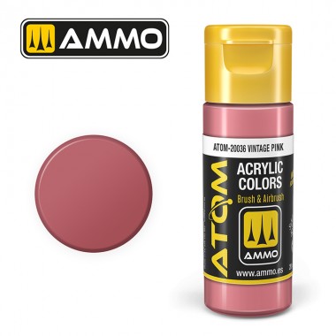 AMMO by Mig 20036 ATOM Acrylic Color - Vintage Pink