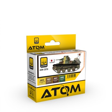 AMMO by Mig 20750 ATOM Early WWII Japanese Army Colors Set