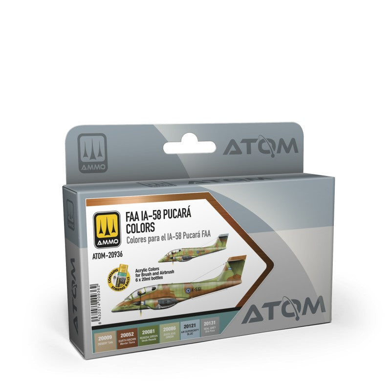 AMMO by Mig 20936 FAA IA-58 Pucará Colors Set