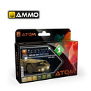 AMMO by Mig 20804 Gravity Set 1 - Green and Sand