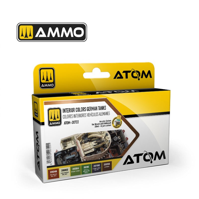 AMMO by Mig 20722 Interior colors German Tanks Set