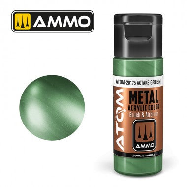 AMMO by Mig 20175 ATOM Acrylic Metallic - Aotake Green