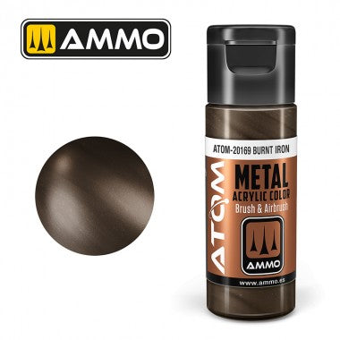 AMMO by Mig 20169 ATOM Acrylic Metallic - Burnt Iron