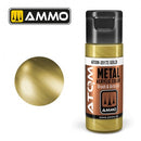 AMMO by Mig 20172 ATOM Acrylic Metallic - Gold